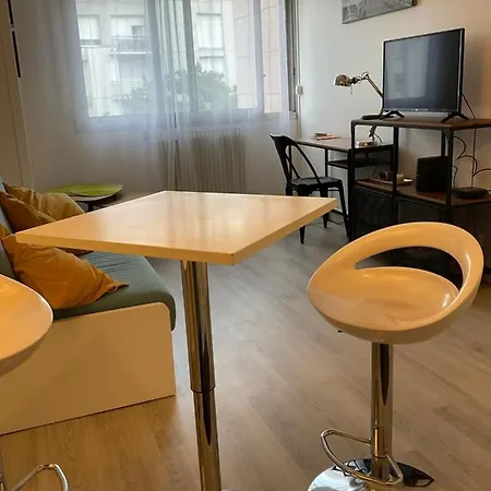 Studio-champagne Lanson-proche Hopitaux-universites-parc Leo Lagrange דירה